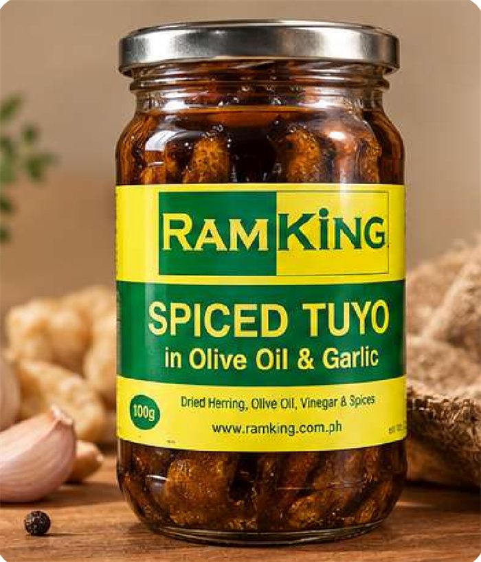 RAMKING Spiced Tuyo in Olive Oil & Garlic